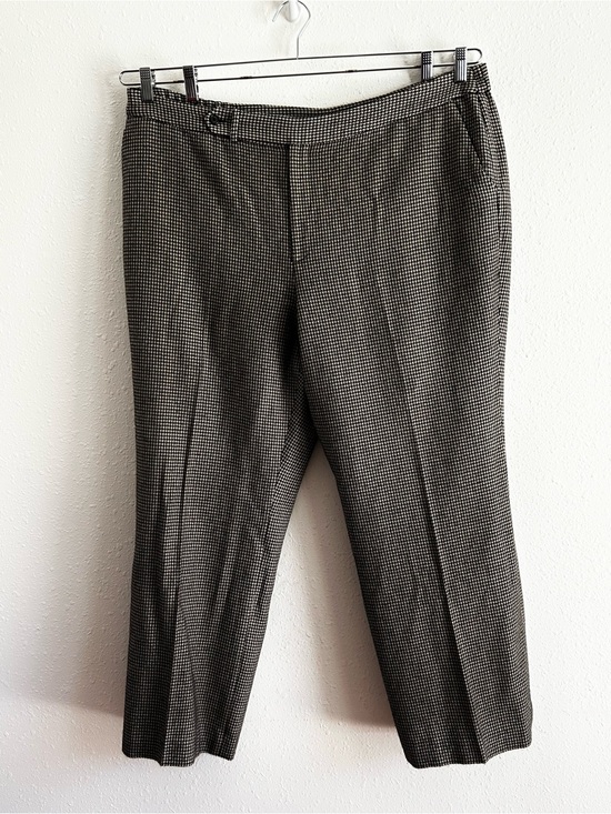 Lauren Ralph Lauren Pants - Ralph Lauren Wool Pants Trousers Women's Plus Sz 22W Houndstooth Lined